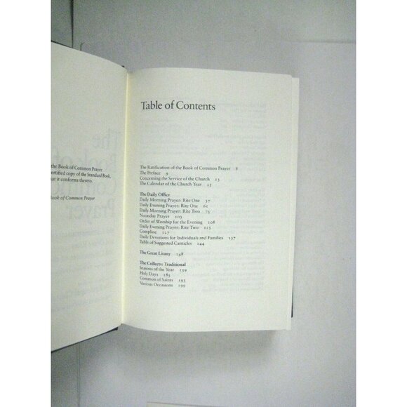 Book Common Prayer Administration Sacraments Episcopal 1979 Seabury Hardcover - Picture 4 of 7